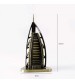 Metal Dubai Burj Al-Arab Hotel Glorious Arab Tower Figurine Model Home Office Desktop Decoration Gift